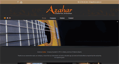 Desktop Screenshot of guitarras-azahar.com